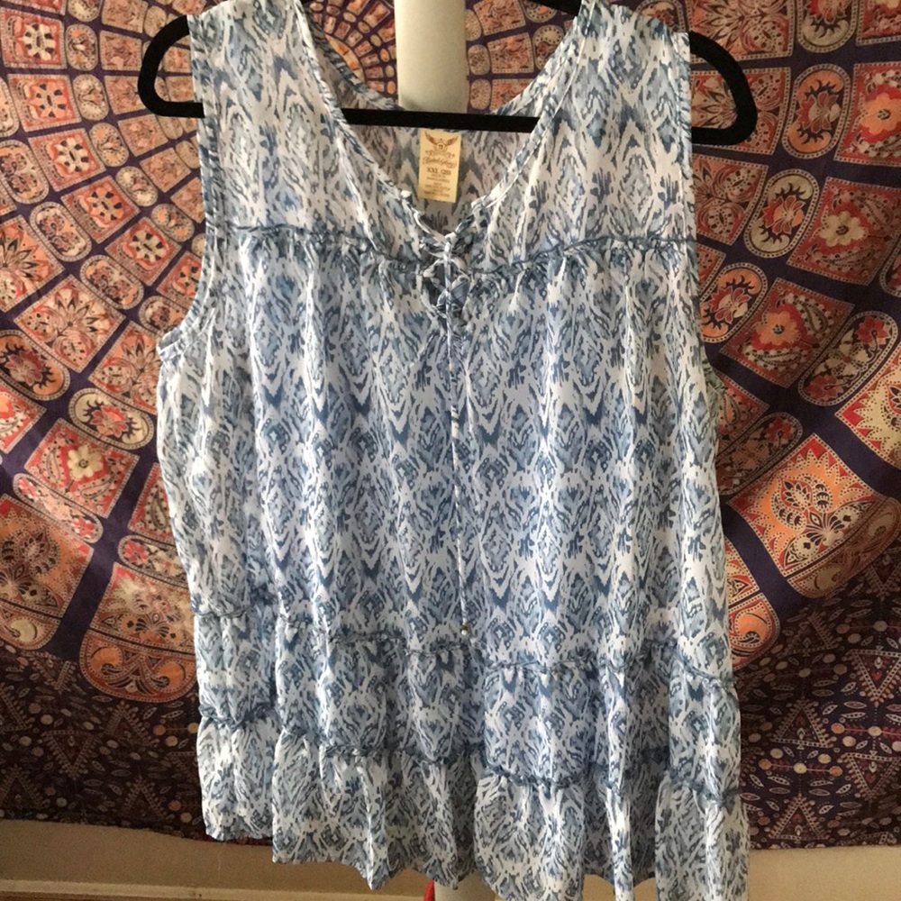 Blue tunic